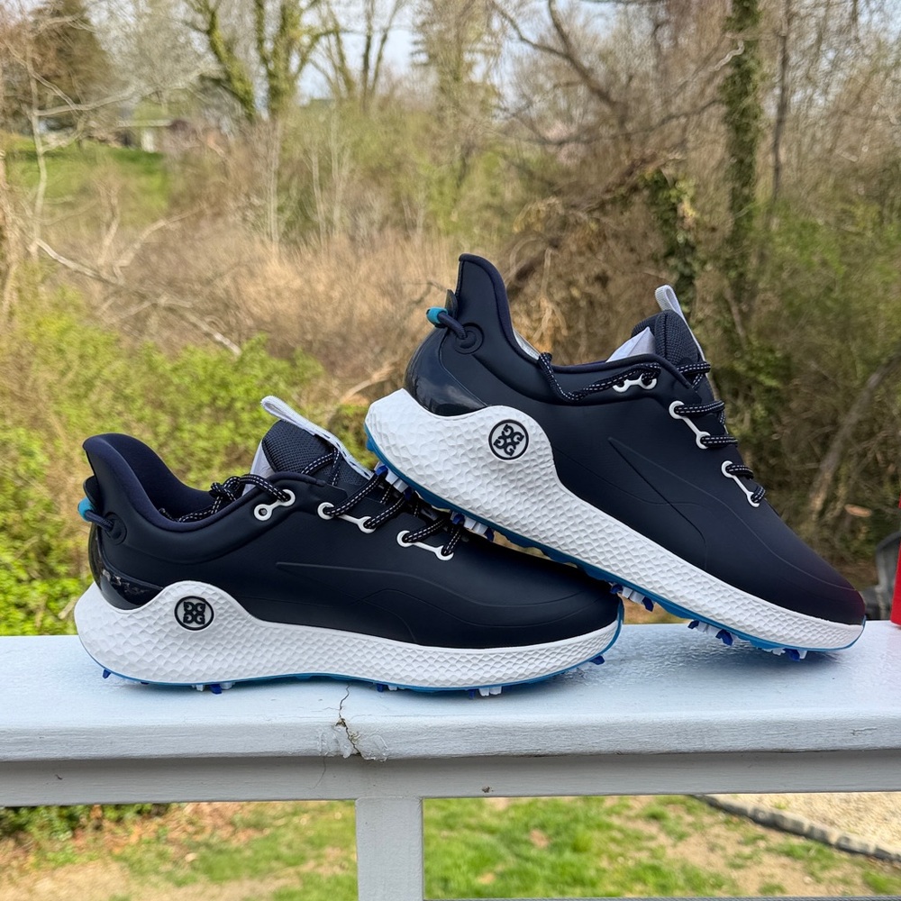 G/FORE Kids Black and White Golf Sneakers